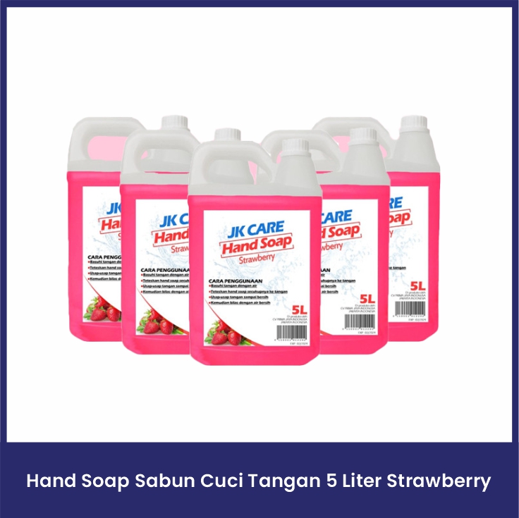 JKCARE Hand Soap Sabun Cuci Tangan 5 Liter Strawberry