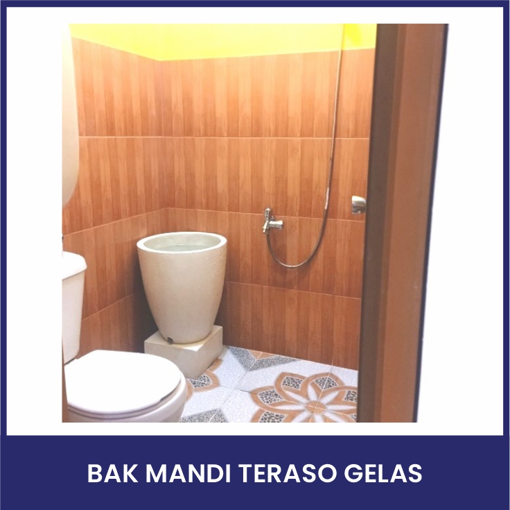 Bak Mandi Teraso Gelas