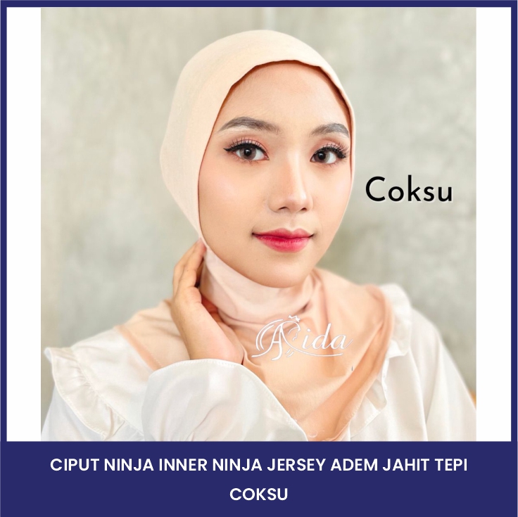 COKSU - Ciput Ninja Inner Ninja Jersey Adem Jahit Tepi - Pilih Warna