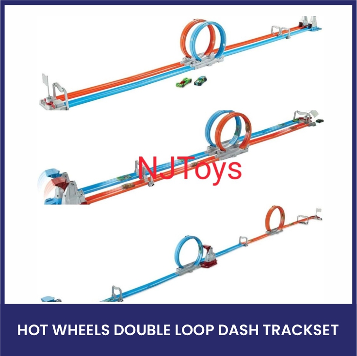 Hot Wheels Double Loop Dash Trackset