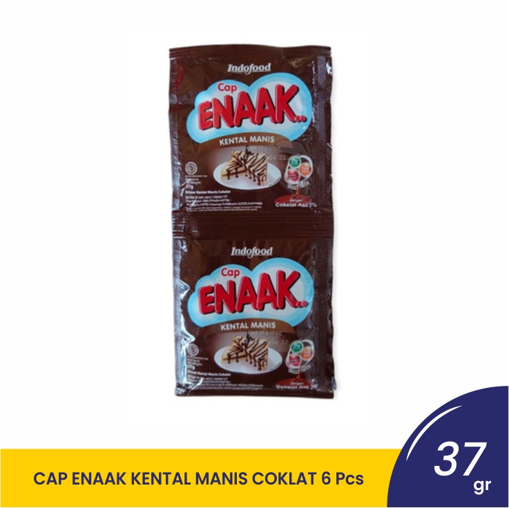 CAP ENAAK KENTAL MANIS COKLAT RCG-6X37GR