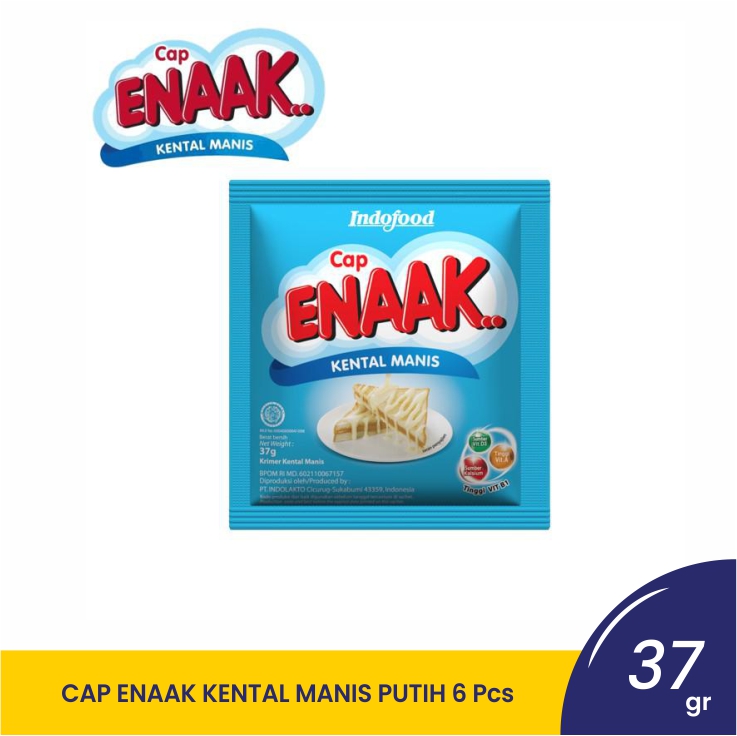 CAP ENAAK KENTAL MANIS PUTIH RCG-6X37GR