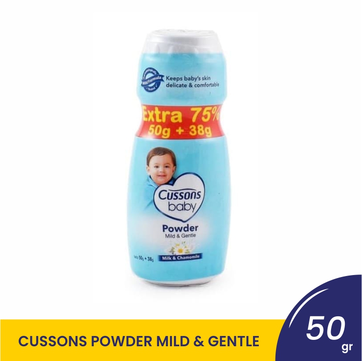 CUSSONS POWDER MILD &amp; GENTLE 50GR