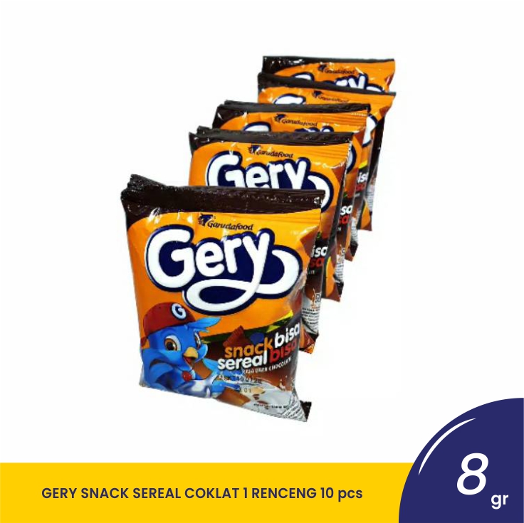 GERY SNACK SEREAL COKLAT 10X8GR