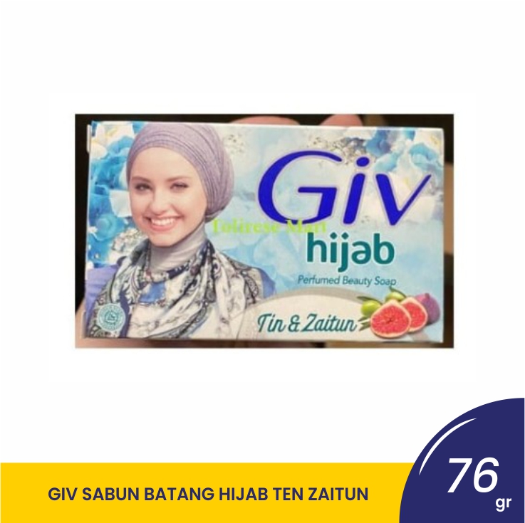 GIV SABUN BATANG HIJAB TEN ZAITUN 76GR