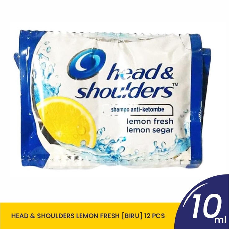 HEAD &amp; SHOULDERS LEMON FRESH [BIRU] RCG-12X10ML