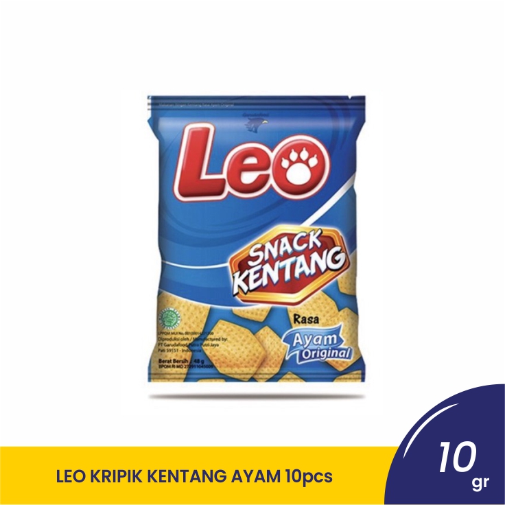 LEO KRIPIK KENTANG AYAM 10X10GR