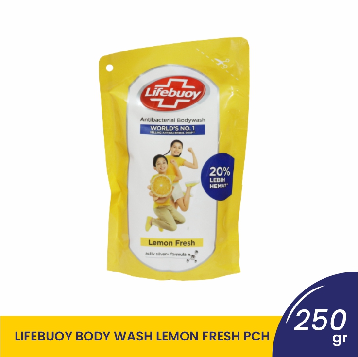 LIFEBUOY BODY WASH LEMON FRESH PCH 250M