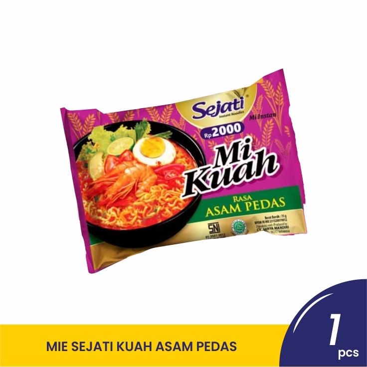 MIE SEJATI KUAH ASAM PEDAS