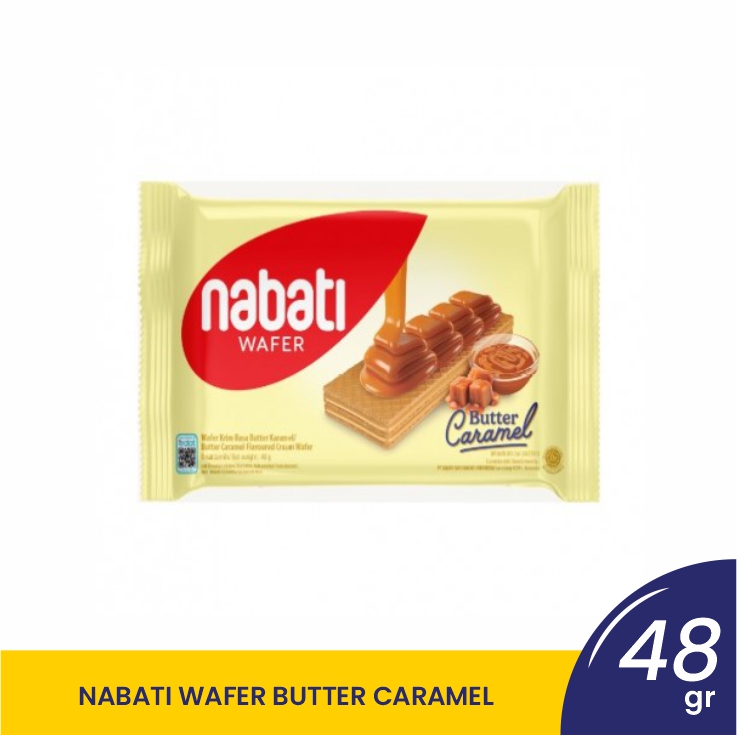 NABATI WAFER (2000) BUTTER CARAMEL 48GR