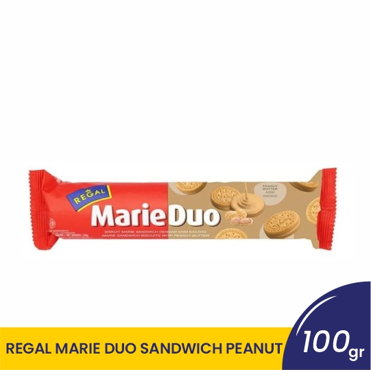 REGAL MARIE DUO SANDWICH PEANUT 100GR