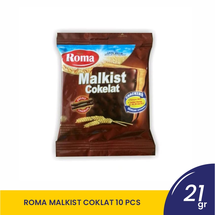 ROMA MALKIST COKLAT RCG-10X21GR