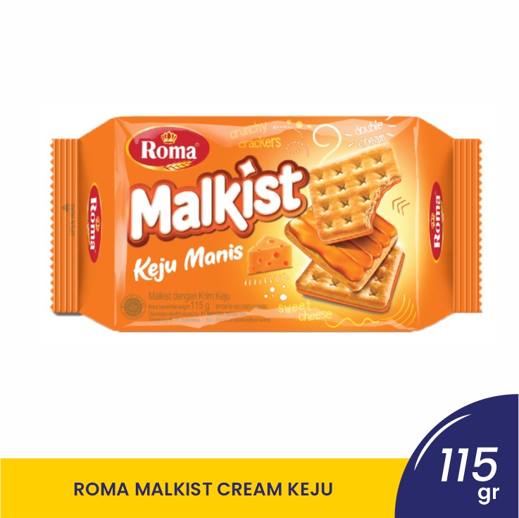 ROMA MALKIST CREAM KEJU 115GR