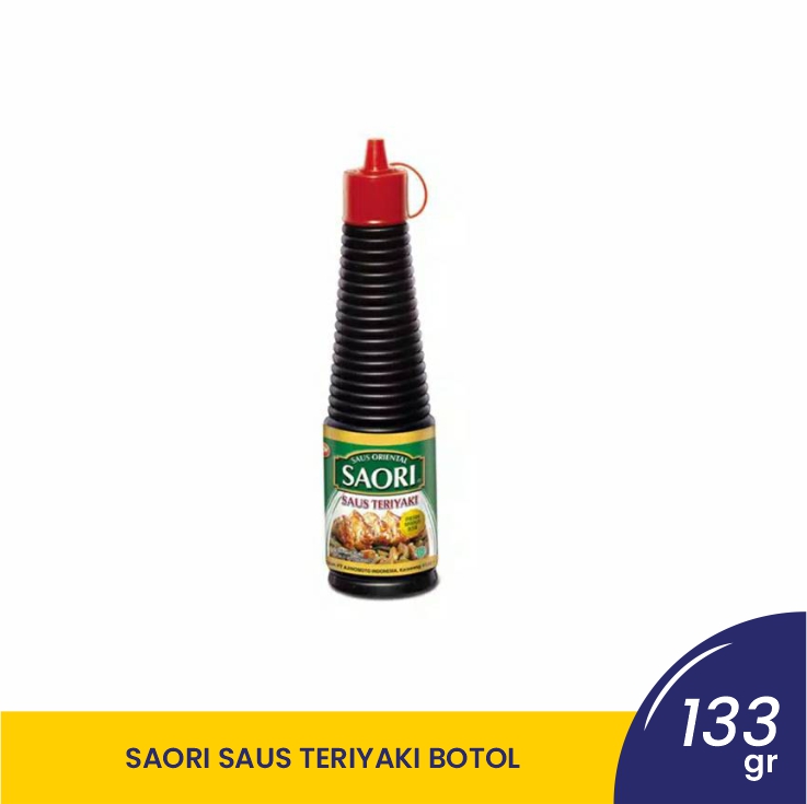 SAORI SAUS TERIYAKI BTL 133GR