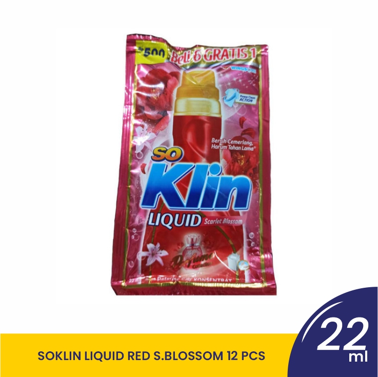 SOKLIN LIQUID RED S.BLOSSOM RCG-12X22ML