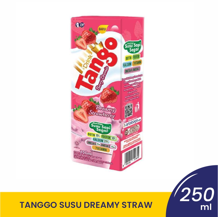 TANGGO SUSU DREAMY STRAW 250ML