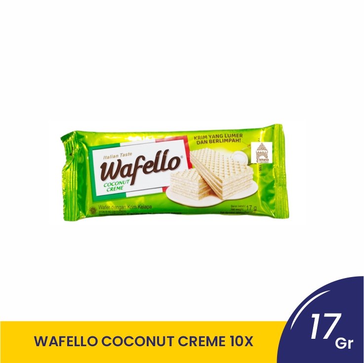 WAFELLO COCONUT CREME 10X17GR