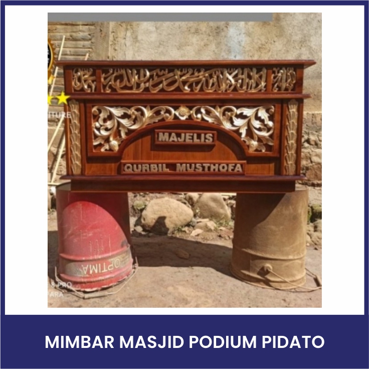 Mimbar Masjid Podium Pidato