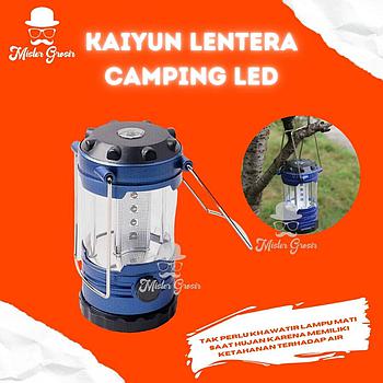 Lampu Lentera Tenda Camping Travel 12 LED Lattern Waterproof Kaiyun