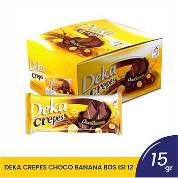 DEKA CREPES CHOCO BANANA BOX-12X15GR