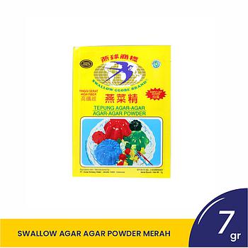 SWALLOW AGAR AGAR  PWD MERAH 7GR