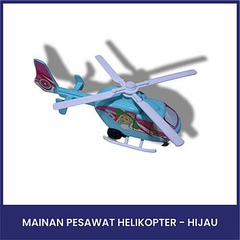 Pesawat Helikopter Mainan Anak  - Hijau