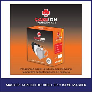 Masker Careion duckbill 3 Ply 1 BOX Isi 50 PCS