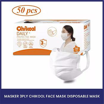 Masker 3ply Chikool Face Mask Disposable Mask