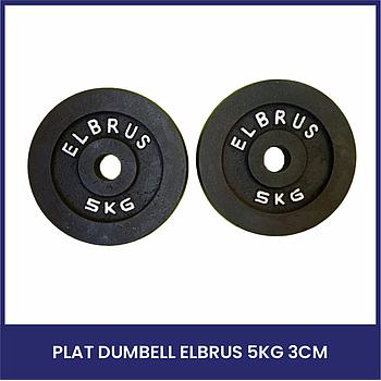 PLAT BARBEL / PLAT DUMBELL 5 KG diameter lubang 3 cm sepasang