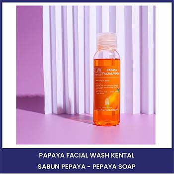 PAPAYA FACIAL WASH KENTAL - SABUN PEPAYA - PEPAYA SOAP