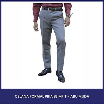 CELANA FORMAL PRIA SLIMFIT - ABU MUDA