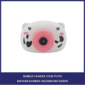 Bubble Camera COW PUTIH Mainan Kamera Gelembung Sabun