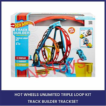 Hot Wheels Unlimited Triple Loop Kit Track Builder trackset